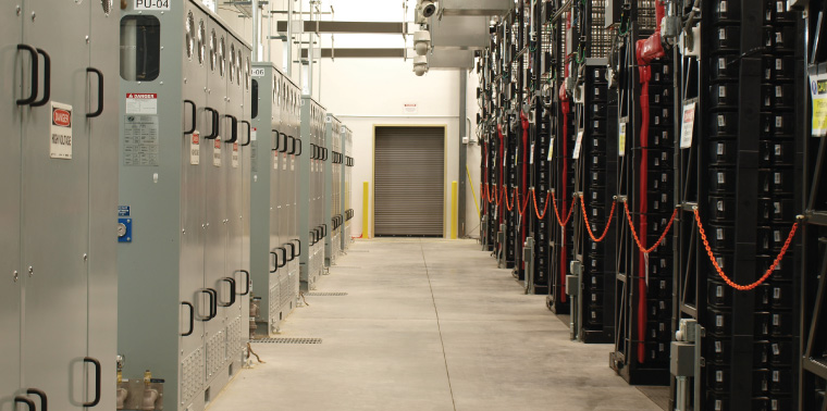 Notrees Windpower Project battery storage unit